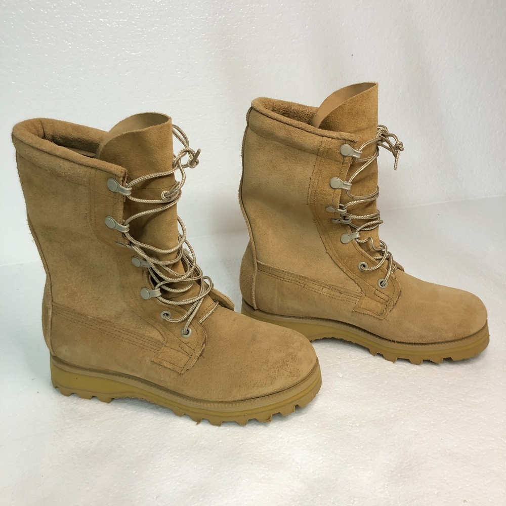 Belleville ICWT Combat Boots Tan Military Tactical Goretex Leather Men Size 4.0R